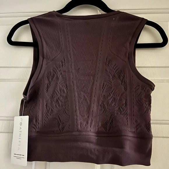 Athleta Sutra Lace Crop Tank - SIZE S/M - Picture 7 of 7